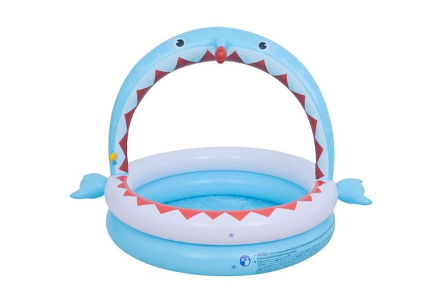 SunClub Lantern Fish Spray Pool Kinder Planschbecken mit Wassersprüher 163x124x115 cm