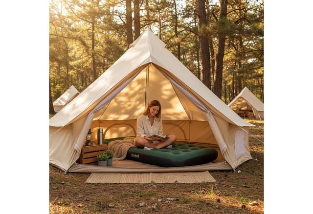 Avenli Luftmatratze Camping CloudCoil Grün 191x99x22cm