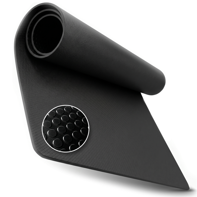 Floordirekt Bodenschutzmatte Sparta Rutschfeste Unterlegmatte für Fitnessgeräte 200 x 90 cm