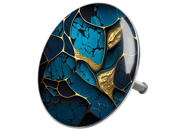 Sanilo Badewannenstöpsel Marmor Cobalt