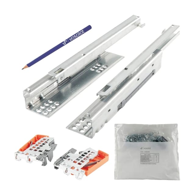 vasalat Set Blum Tandem Teilauszug Set Schubladenauszug 300mm Blumotion + Kupplung bis 30kg