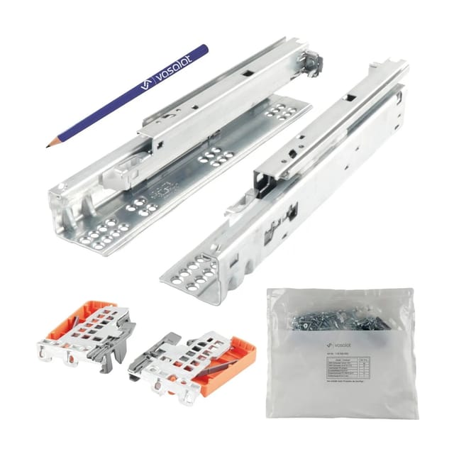 vasalat Set Blum Tandem Vollauszug Set Schubladenauszug 380mm Blumotion + Kupplung bis 30kg