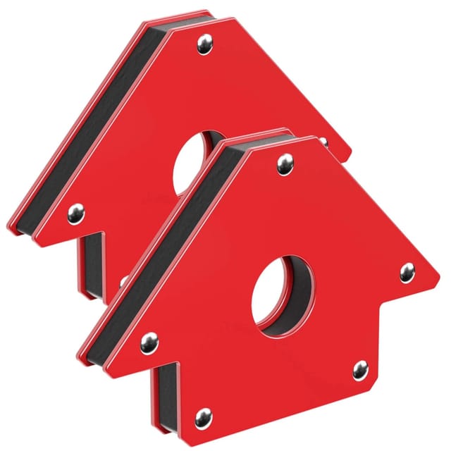 Wiltec 2X Schweißmagnet 32Kg Schweißwinkel 190X120X26Mm Magnetwinkel Magnet