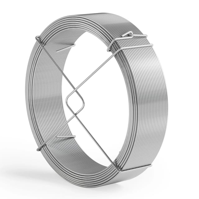 Wiltec Gartendraht 1,8Mm Wickeldraht 50M Bindedraht Stahl Pflanzendraht