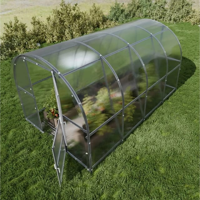 Klasika Greenhouses Gartenhaus KLASIKA BALTIC LT PREMIUM 3 x 4 m Mit 6 mm Polycarbonatabdeckung 12 m²