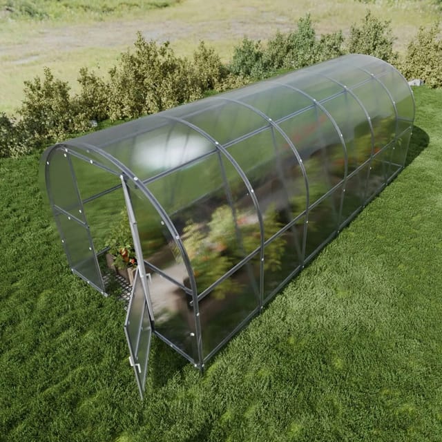 Klasika Greenhouses Gartenhaus KLASIKA BALTIC EXTRA LT 3 x 6 m Mit 4 mm Polycarbonatabdeckung 18 m²