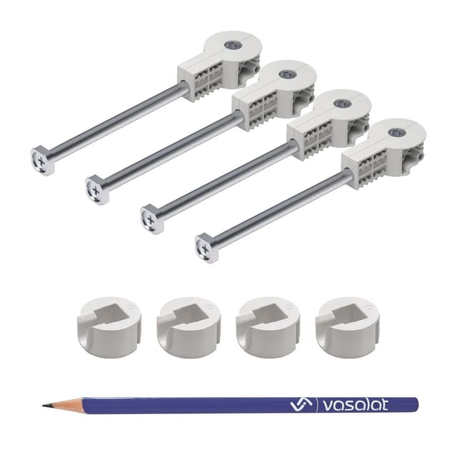 vasalat Set Arbeitsplattenverbinder M8x150 mm mit Gegenstück