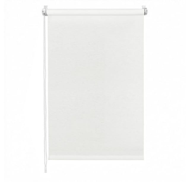 Sekey Seitenzugrollo Uni Klemmfix Lichtschutz ohne Bohren Weiß 45x130cm