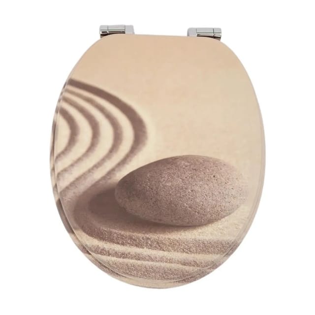 Sinobath WC-Sitz mit Absenk-Automatik Stein im Sand