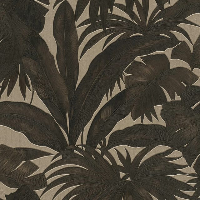 Tadessi Tapete Floral M1-No.923 Vliestapete in Schwarz