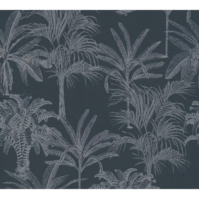 Tadessi Tapete Floral M1-No.1617 Vliestapete in Schwarz