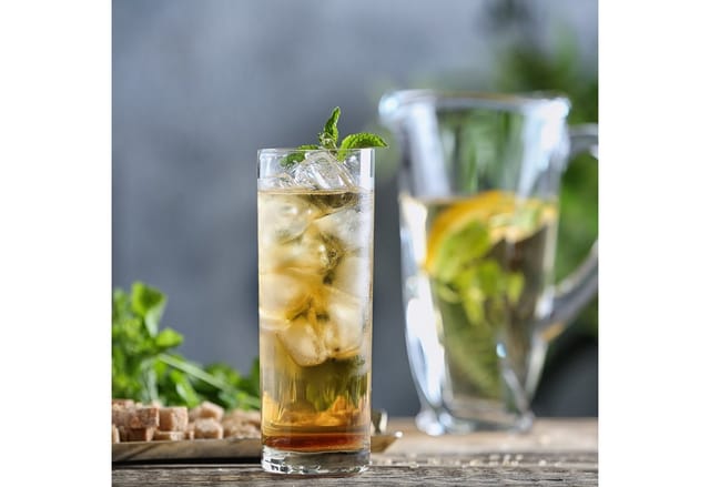 Relaxdays Longdrinkgläser 12er Set Glas Transparent Spülmaschinengeeignet 15 cm x 6 cm