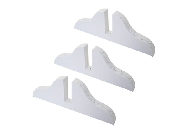 MCW Standfuß Für Paravent Weiß 3er Set