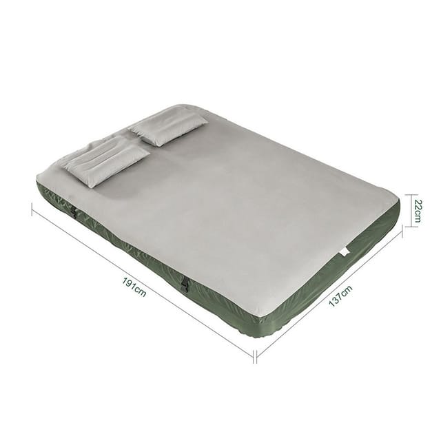 SoBuy Feldbett mit Zelt Campingzelt mit Luftmatratze Outdoor Zent 2 Personen Grün OGS32-II-L-GR-TP