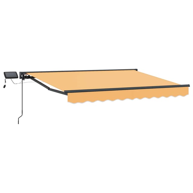 vidaXL Manueller Markisenrahmen mit LEDs Sand 3 x 2,5 m 3425908