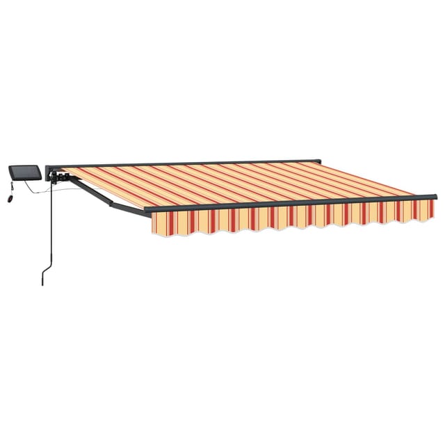 vidaXL Manueller Markisenrahmen mit LEDs 2,5 x 2 m 3420732