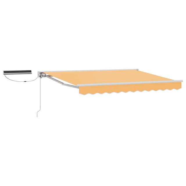 vidaXL Elektrische Ausziehbare Markise Sand 4,5 x 3,5 m 3426316