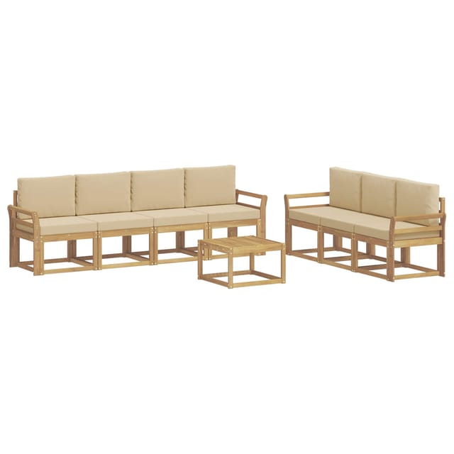 vidaXL Outdoor-Sofagarnitur 7-Tlg 3387352