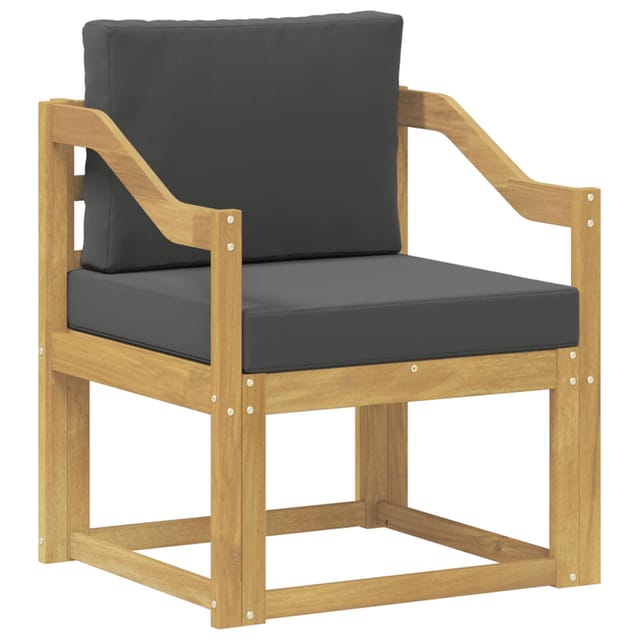 vidaXL 2 Stück Outdoor-Sofagarnitur Polyester Weiß und Anthrazit 3438991