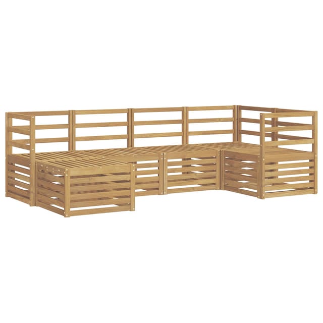 vidaXL Outdoor-Sofagarnitur 6-Tlg Weiß Polyester 3392094
