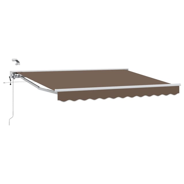vidaXL Elektrische Ausziehbare Markise Taupe 3,5 x 2,5 m 3426014