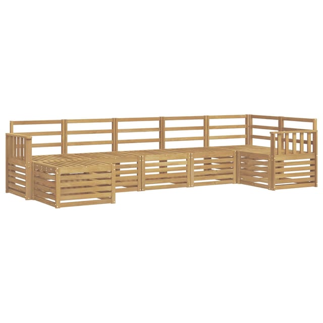 vidaXL Outdoor-Sofagarnitur 7-Tlg Weiß 3392184