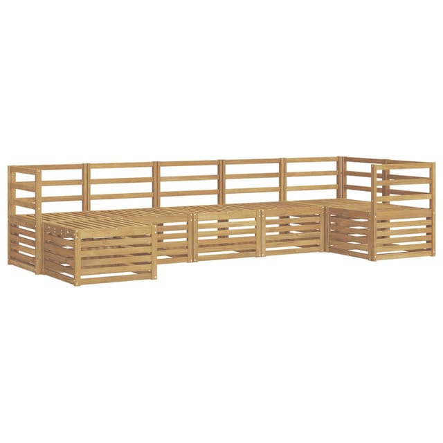 vidaXL Outdoor-Sofagarnitur 7-Tlg Weiß 3392174