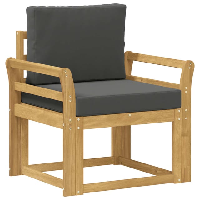 vidaXL 2 Stück Outdoor-Sofagarnitur Polyester Weiß und Anthrazit 3438976
