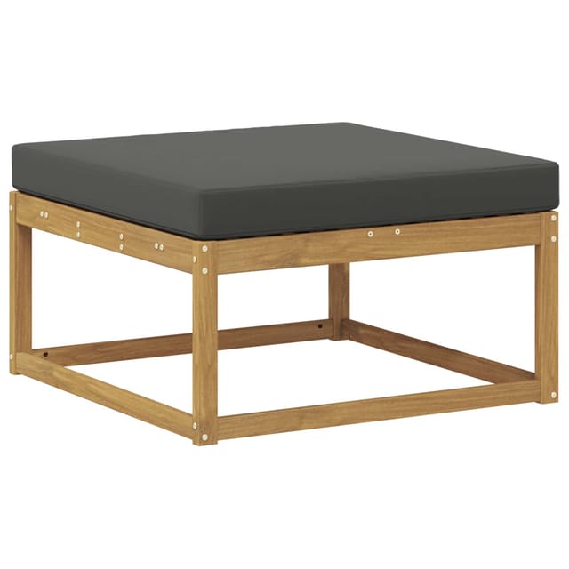 vidaXL Outdoor-Fußhocker Polyester Weiß 901533