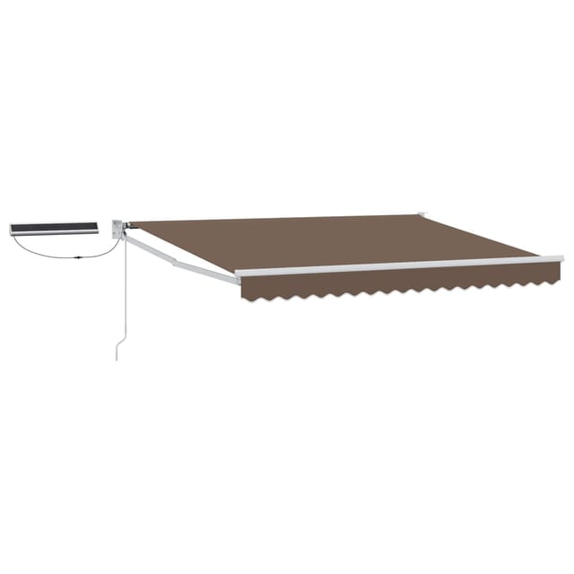 vidaXL Elektrische Ausziehbare Markise Taupe 3425882