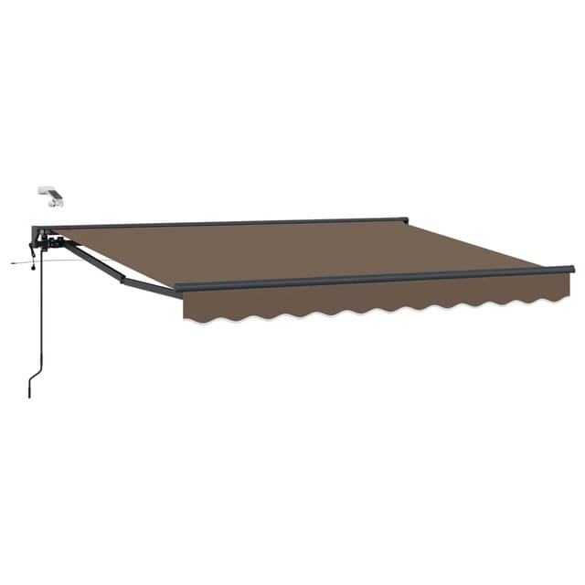 vidaXL Elektrische Ausziehbare Markise Taupe 2,5 x 2 m 3425597