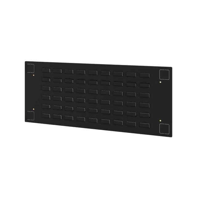 JAN NOWAK Perforierte Rückwand für Behälter für den Schrank MEGAN Schwarz 834 x 342 x 10 mm