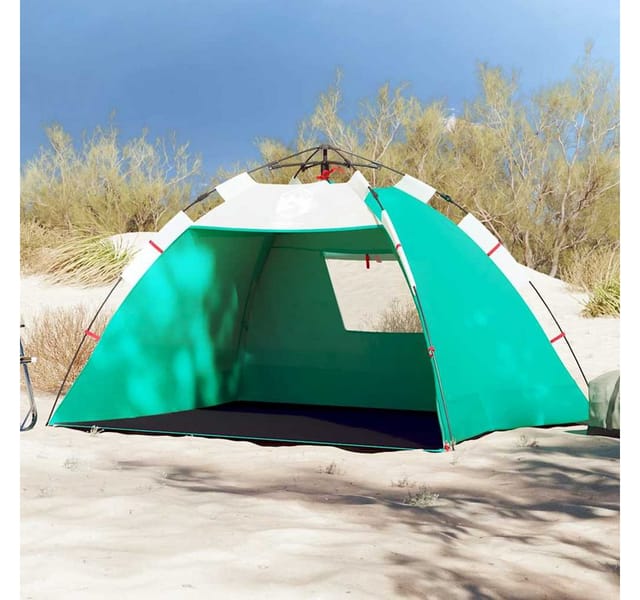 Furnicato Strandzelt Meergrün 207 X 148 X 127 Cm Quick Release System
