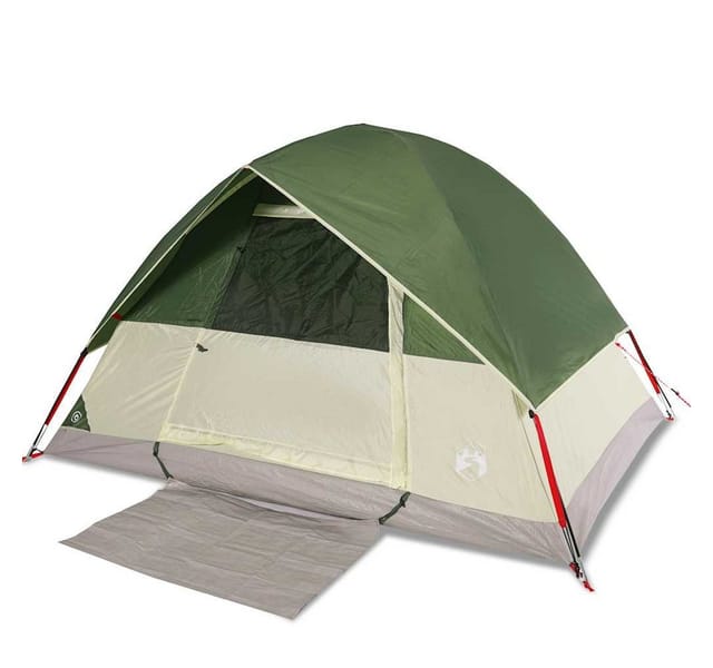Furnicato Campingzelt Kuppelzelt Grün 215 X 150 X 127 Cm