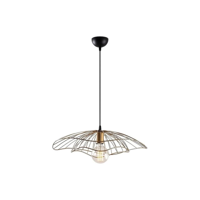 Vente-unique Hängeleuchte Und Kronleuchter Atheria Goldfarben 50 cm