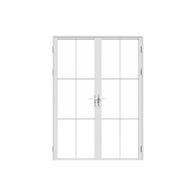 Vente-unique Tür-Komplettsets Seroto Weiß 73 cm