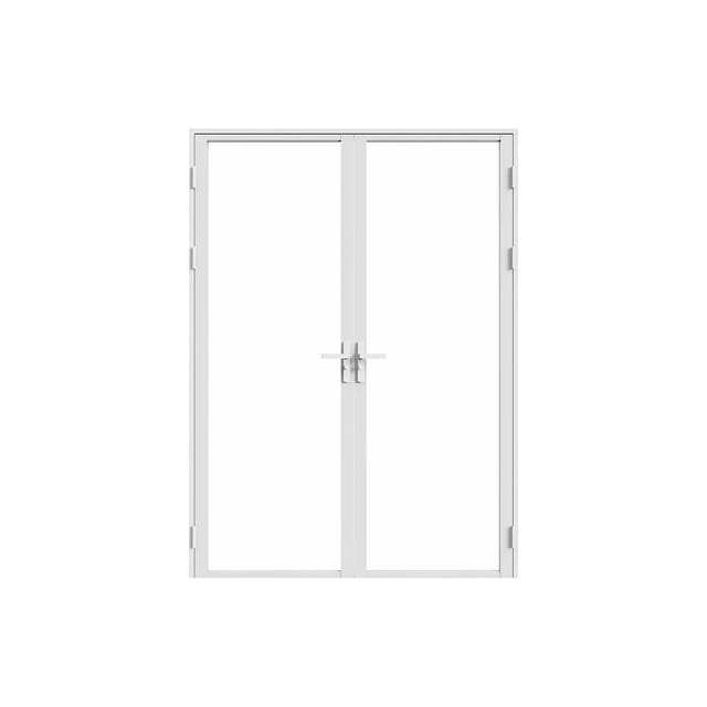 Vente-unique Tür-Komplettsets Loxton Weiß 73 cm