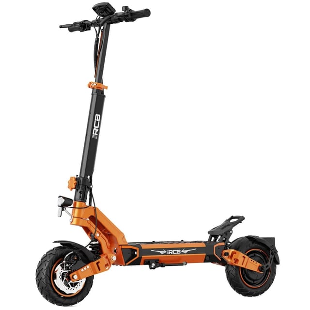RCB E-Scooter D7 ABE mit bis zu 100 km Reichweite 500W-Motor und 1000W Spitzenleistung Vorder- und Hinterradfederung
