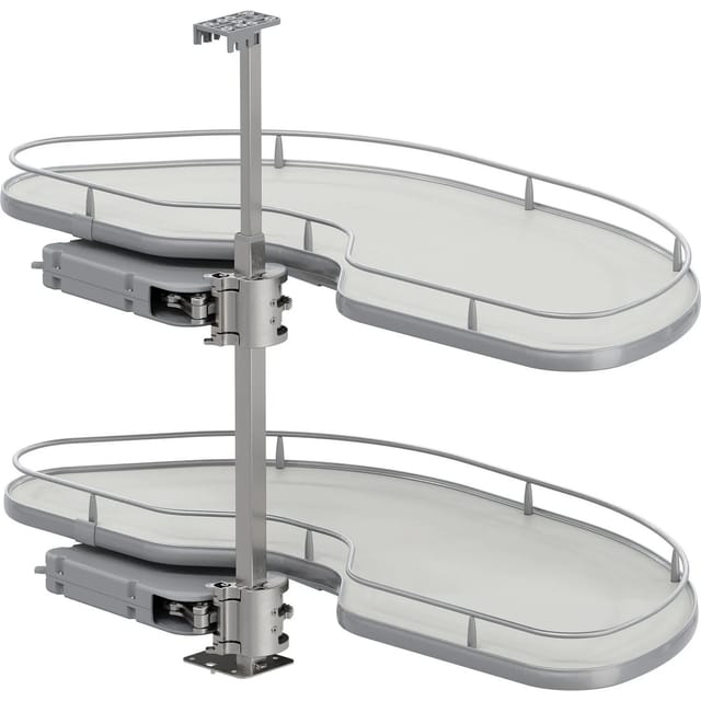 Vauth-Sagel Eckschrankauszug Cornerstone Maxx Planero Korpusbreite 1.000 mm Rechts Silber Hellgrau
