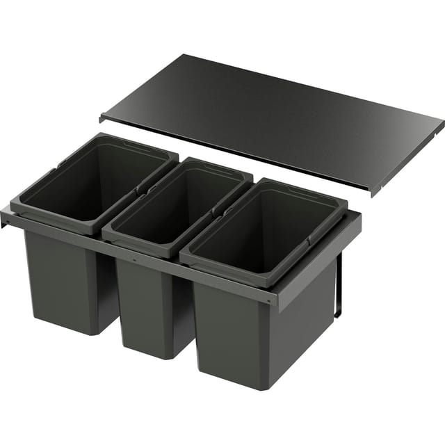 Vauth-Sagel Abfalltrennsystem Envi Flex Korpusbreite 800 mm 2x22, 1x16, Lava