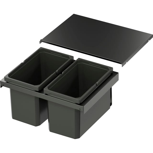 Vauth-Sagel Abfalltrennsystem Envi Flex Xs-256 Korpusbreite 600 mm 2x16, Lava