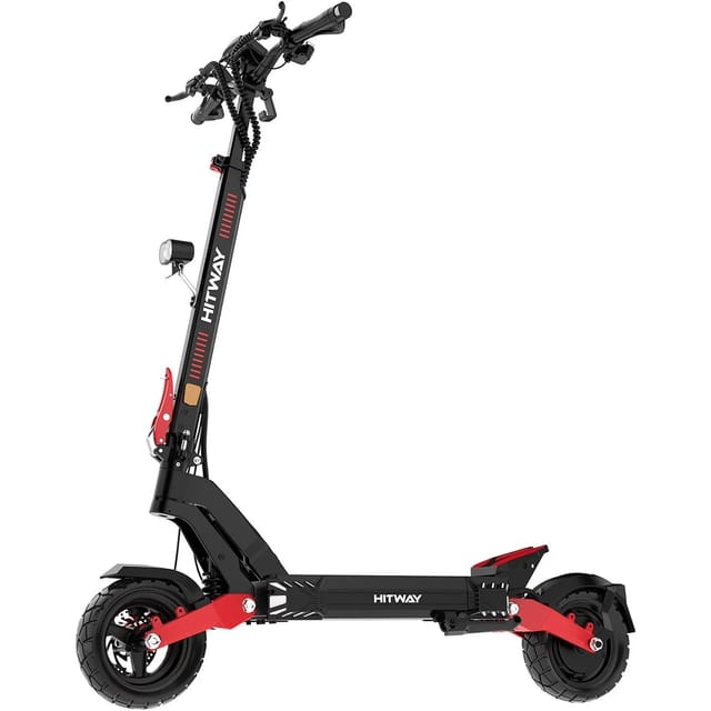 HITWAY H10 E-Scooter 2×250W Motoren 20,8 Ah Akku Reichweite 90KM 10-Zoll-Vakuumreifen APP