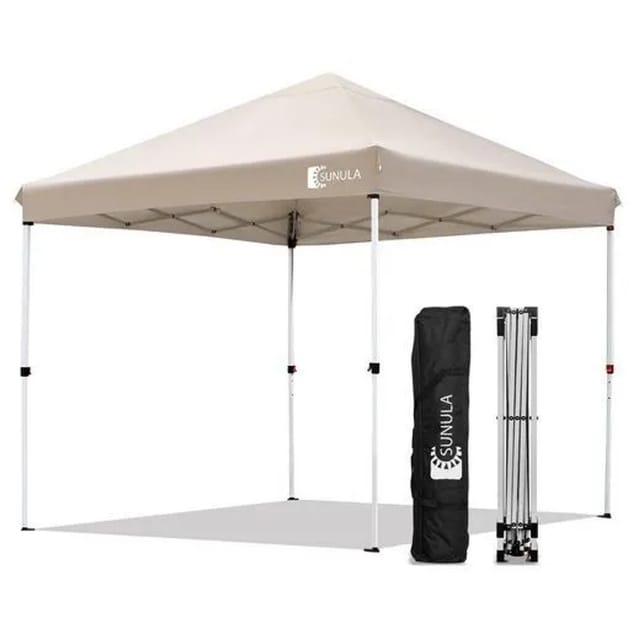 Sunula Faltpavillon 3x3 m Wasserdicht Pop Up Gartenpavillon Winterfest