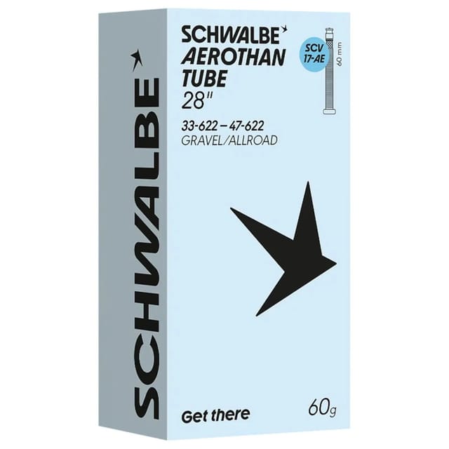 Schwalbe Fahrradschlauch SCV17-AE Aerothan TPU 28 Zoll Clik Valve 60mm ETRTO 33/47-622