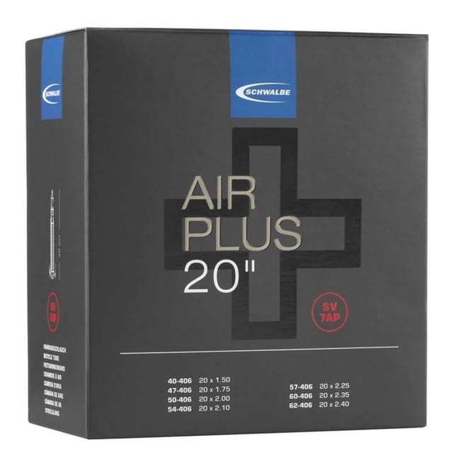 Schwalbe Fahrradschlauch Air Plus 7 20 40/62-406 SV 40 mm