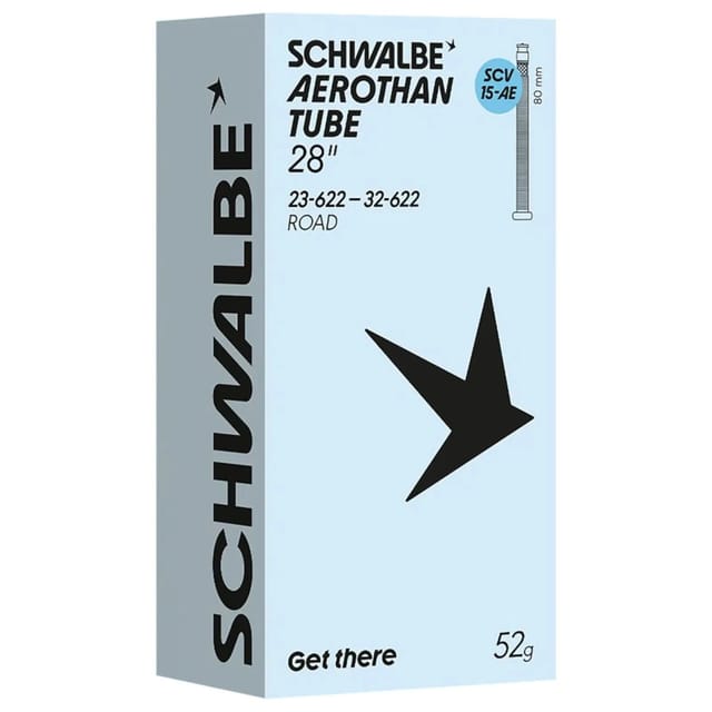 Schwalbe Fahrradschlauch SCV15-AE Aerothan TPU 28 Zoll Clik Valve 80mm ETRTO 23/32-622