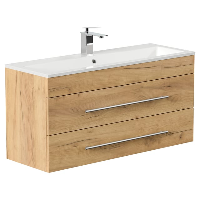 Posseik Badmöbel Portus 1000 SlimLine Eiche Gold