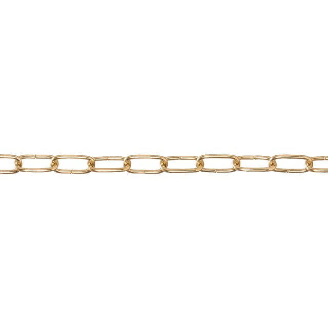 Conacord Ringkette Stahl Ø 2 mm x 16 mm Messing Meterware