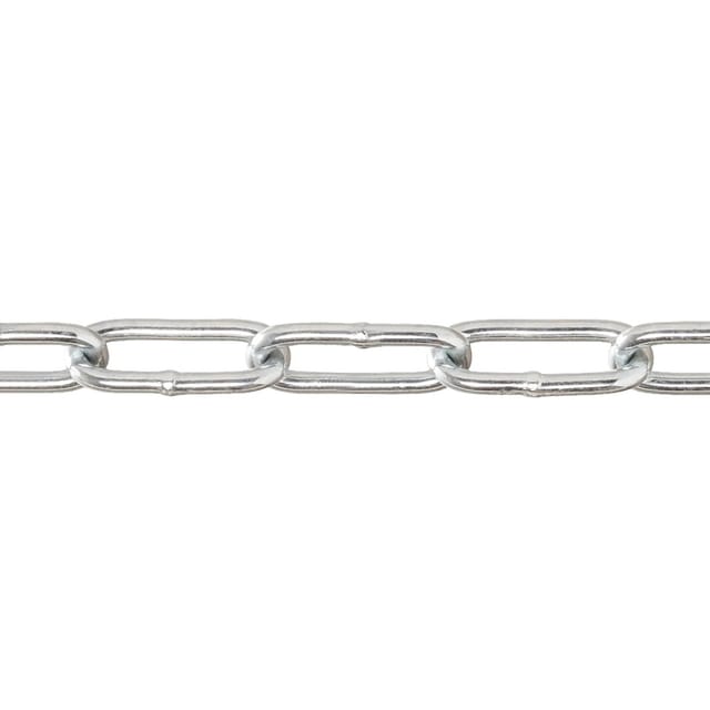 Conacord Schweißkette Form C Stahl Ø 5 mm x 35 mm Chrom Meterware