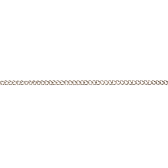 Conacord Panzerkette Stahl Gedreht Ø 1 mm x 1,5 mm Nickel Meterware